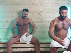 A Hardcore Flip-FUCK in The Sauna is a Real Turn ON