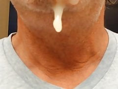 Mexican Cum Load Hanging From My Chin