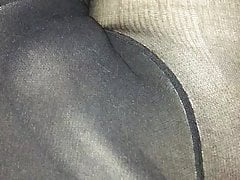 Play with a pantyhose cock