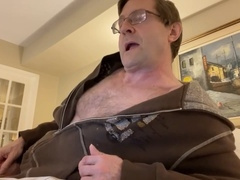 Showing off, gay audience, gay hairy