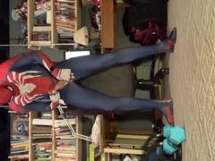 Insomniac Spidey shoots his web wad