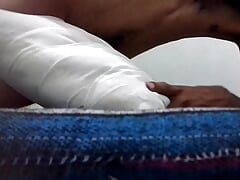 New style Pillow fucking porn horny video by horny boy
