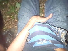 Jerking off in panties