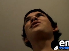 Handsome stud loves sucking his friends giant long sword