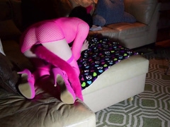 Sissy Kitten alone with new toy 2