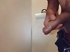 Pissing semi-hard
