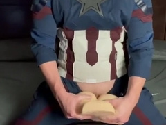 Captain America Showcases you what America’s Manstick can do