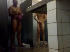 : Dad showering