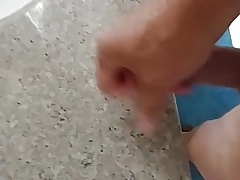 Wanking and cum in panties