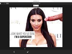 Kim Kardashian Fake Huge Cumshot On The Face