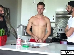 Nephew takes raw anal punishment from his gay uncle and stepdad