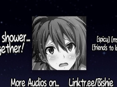 [Yaoi ASMR] Fapping Off in the Bathroom with your Greatest Buddy [Male Moans] [Boyfriend Audio]