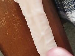 End to a long edge session, cumming on my toy