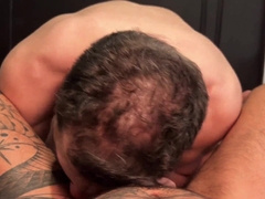 Putting cock in the white stud's rosy backside - PROMO