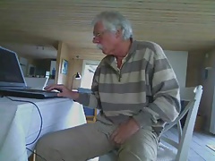 Naked grandpa