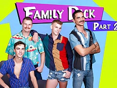 Tattooed Latino Stud Xtian Mingle Enjoys Being Passed Around And Drilled In The Asshole - FamilyDick