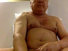 daddy stroking His spear