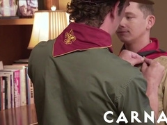 Hot, Chiseled Scoutmaster Seduces & Fucks A Smooth - Jason Sparks