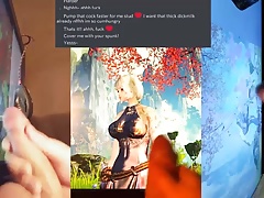 Cum Tribute to Splutsy (Yun Blade and Soul)