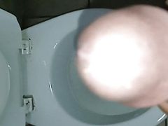 Quick Midnight handjob on a Big Banana Cock
