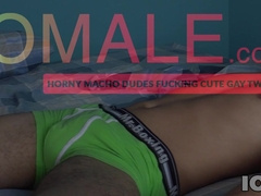 Sexy hot Tomas stuffs his raw meat inside Angels wet hole