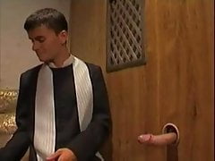 Roman Catholic priest forgives perverted sinner