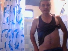 Ass-fuck, webcam cum, muscle webcam