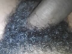 Showing very big hairy dick video