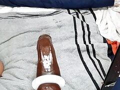 Riding favorite dildos