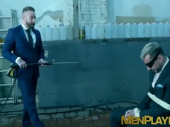 Blindfolded Businessman Dani Rivera Sucked Dildo And Fucked - Manuel Scalco