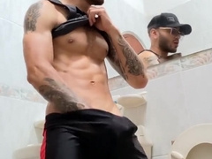 Liam glorious stud from Colombia strokes on the farm his family detects him