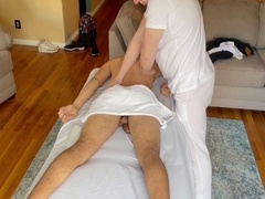 Amateur gay blowjob, hung twink, gay straight massage