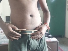 Huge white load on a long ebony Indian dick