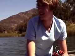 Blonde Boy Rides A Cock In A Tent - Christian Collins and Scotty Clarke