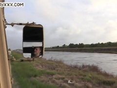 Army Jock Assdrilled Outdoor On Military Truck By Colleagu