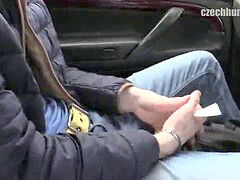 Amateur Czech emo gets pounded hard in public without condom by Hunter