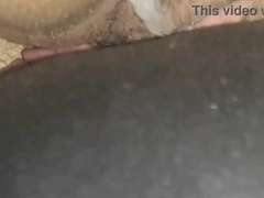 Hottest spunk licking hotwife you ever seen, hubby films his wifey getting a douche of immense jizz