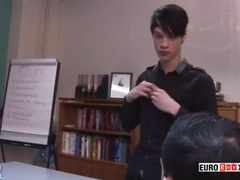 Lads Shaun Mann and Aaron Aurora breed with Skye Romeo