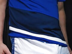 Football shorts bulge