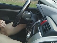 PUBLIC MASTURBATION: Jerking off in the public street.