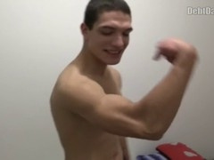 POV hand job from a straight guy for cash in public