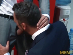 MENATPLAY Hairy man In Suit Logan Moore Logan Moore Butt sex Nailed