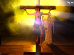 Lad religious mega-bitch gets used and porked by naughty priest!