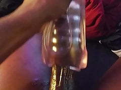 BBC Fast Stroking With Stroker