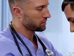 Janitor Argos Santini pounds doc Colby Tucker in polyclinic