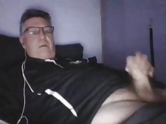 Daddy cums on cam