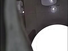 Security Big Dick Piss And Cum in Toilet