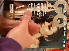 Cumming for Miranda Kerr and licking it up 4
