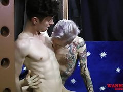 Guy Fucked Deep In The Anal Of His Classmate And Cum Mighty