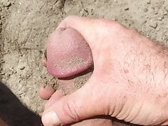 Wank it with sand